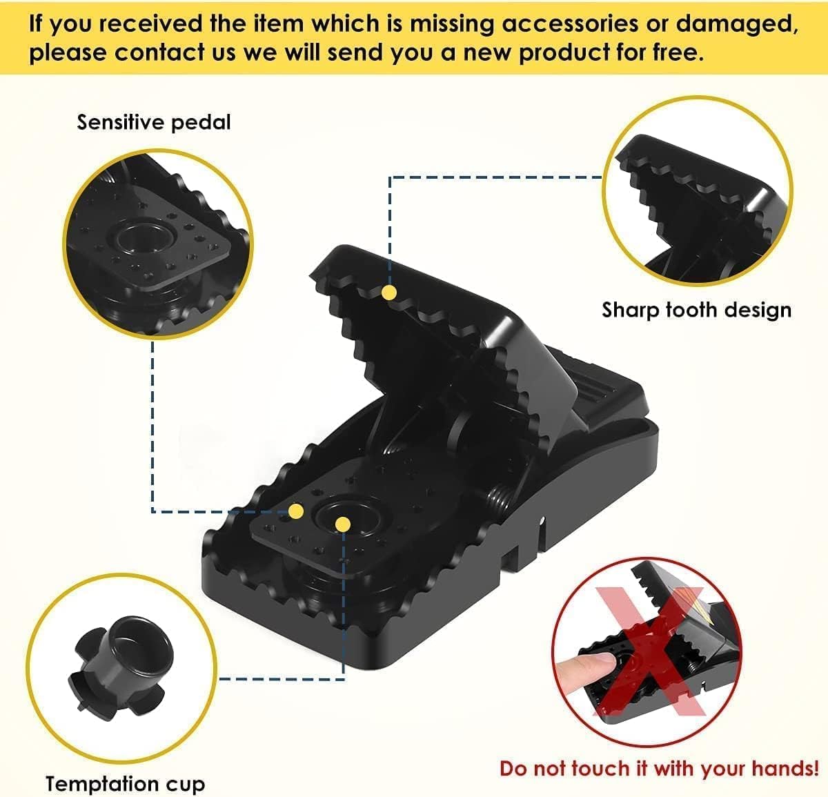 Heavy Duty Plastic Mouse Trap